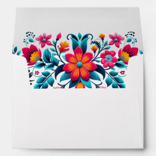 Enveloppe pour fête d'anniversaire de Quinceañera