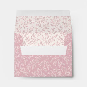 Enveloppe Pousses de forêt Neutre - Rose apaisé