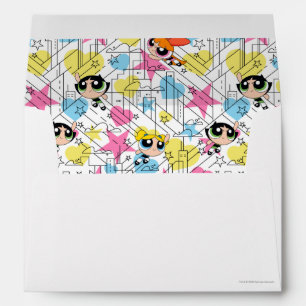 Enveloppe Powerpuff Girls Townsville Pattern