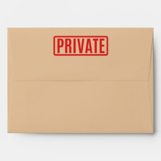 Enveloppe privée