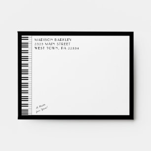 Enveloppe Professeur de musique de piano