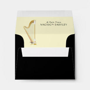 Enveloppe Professeur de musique musicale de Harp