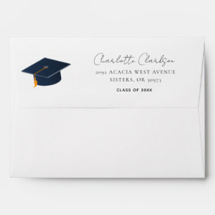 Enveloppe Promotion élégante de 2026, remise des diplômes un
