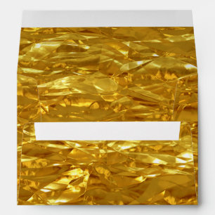 Enveloppe PURE GOLD FOIL Motif + votre texte / photo