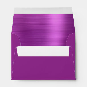 Enveloppe Purple Mariage métallique doux 16