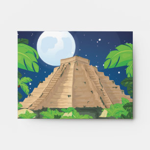 Enveloppe Pyramide aztèque