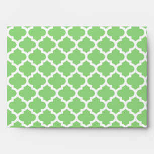 Enveloppe Quatrefoil treillis Trellis Motif Toute couleur