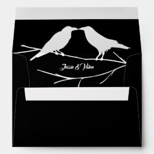Enveloppe Ravens Mariage gothique