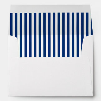 Enveloppe rayée classique