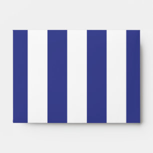Enveloppe Rayures bleues et blanches
