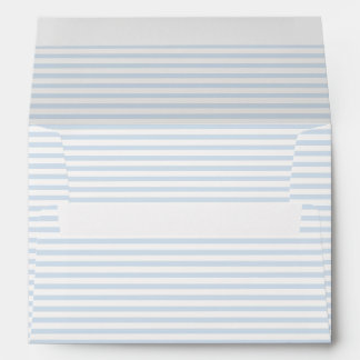 Enveloppe Rayures de l'héritage du printemps | Bleu poudre l