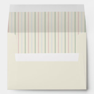 Enveloppe Rayures Grandmillennial Minimalistes