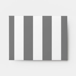 Enveloppe Rayures grises et blanches