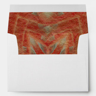 Enveloppe Red-bellied Woodpecker Star Envelope Gold Textured