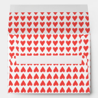 Enveloppe Red Hearts
