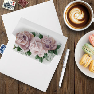 Enveloppe Regency Bridgerton Rose Roses