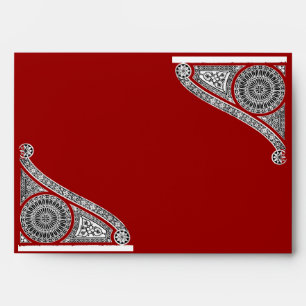 Enveloppe RENAISSANCE, rouge