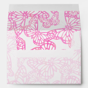 Enveloppe Rêves papillons (rose)
