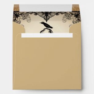 Enveloppe Revêtement gothique vintage d'enveloppe de