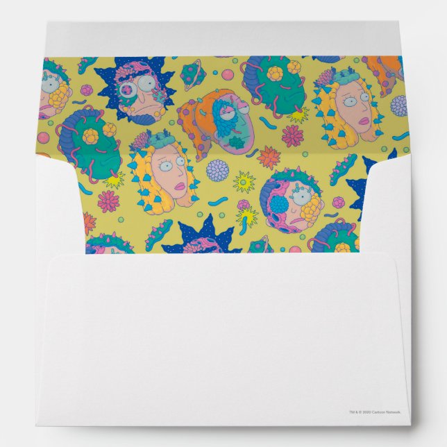 Enveloppe RICK ET MORTY™ | Motif de famille Smith infecté (Dos (Bas))