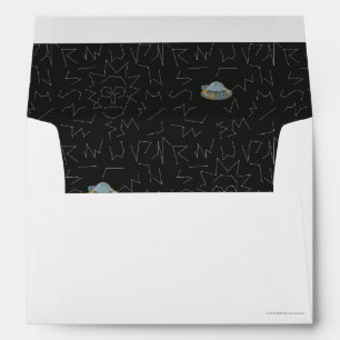 Enveloppe RICK ET MORTY™  Motif Rick Constellation
