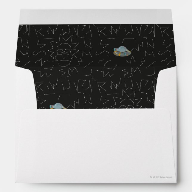 Enveloppe RICK ET MORTY™ | Rick Constellation Pattern (Dos (Bas))