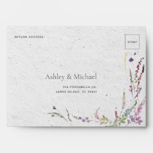 Enveloppe Rien De Fancy Just Love Floral Décontracté Mariage