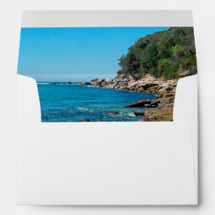 Enveloppe Rocky Beach 5x7 Faire-part de mariage