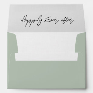 Enveloppe Romantique et minimaliste