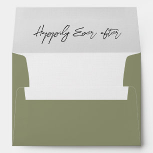 Enveloppe Romantique et minimaliste