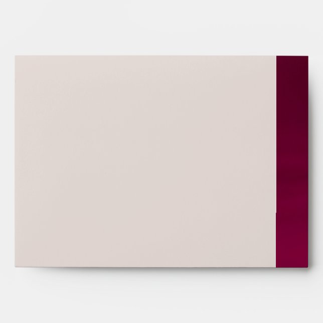 Enveloppe Romantique rose Fleur Eiffel Mariage Tour Eiffel I (Devant)