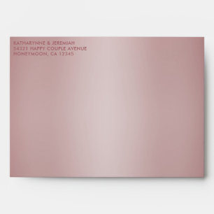 Enveloppe Rose Chic Parties scintillant Gold Mariage de disq
