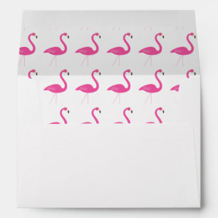 Enveloppe rose d'invitation de baby shower de