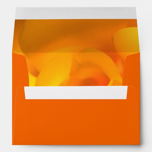 Enveloppe Rose enchaînée (Dos (Bas))