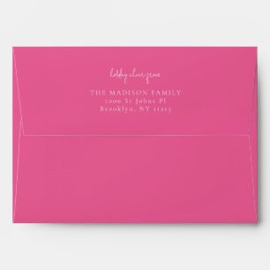 Enveloppe Rose française simple classique