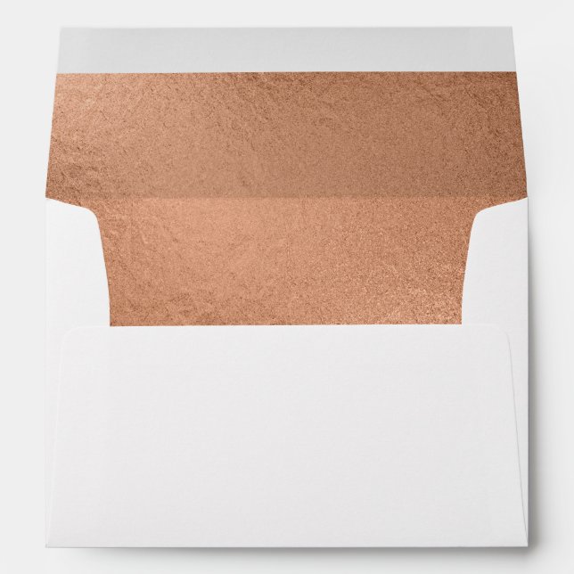 Enveloppe Rose Gold à effet de pétrole (Dos (Bas))
