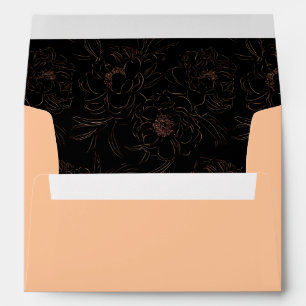 Enveloppe rose Gold Mariage
