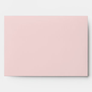 Enveloppe rose légère personnalisée avec adresse d