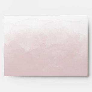Enveloppe Rose Poussiéreux Fard Rose Aquarelle ombre fondu