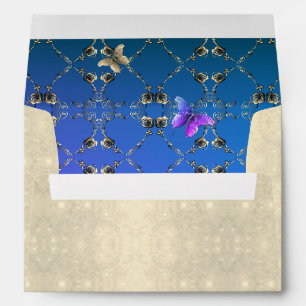 Enveloppe Rose romantique et beige Cerulean