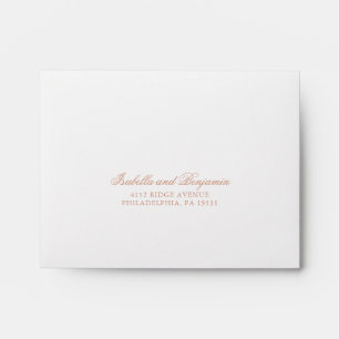 Enveloppe Rose traditionnel rose Formal Elégant Mariage RSVP