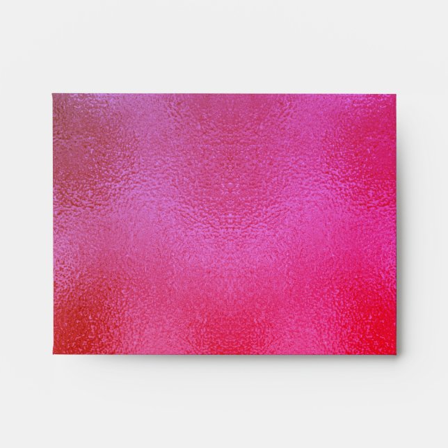 Enveloppe Rose violet Métallurgique Fille à huile rose (Devant)