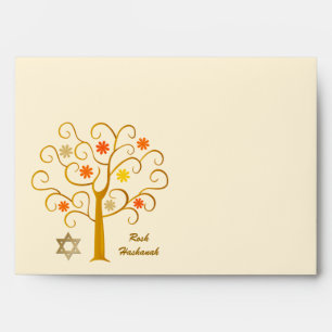 Enveloppe Rosh Hashanah. Nouvel An juif