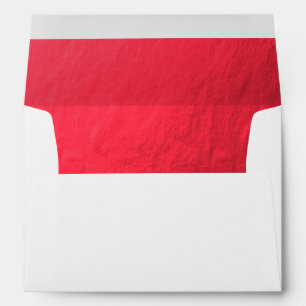 Enveloppe rouge attrayante