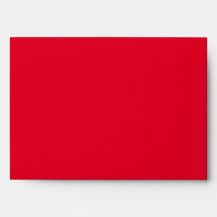 Enveloppe Rouge Cadmium Couleur Uni