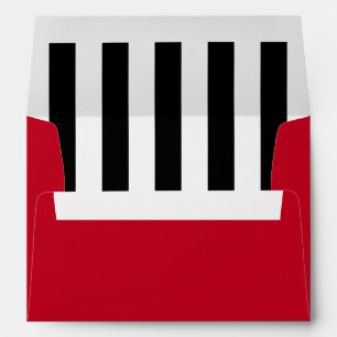Enveloppe Rouge classique Blancs et Blancs