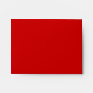 Enveloppe rouge de mariage de RSVP