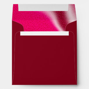 Enveloppe Rouge fonçé   À l'intérieur du Sucre de canne mode