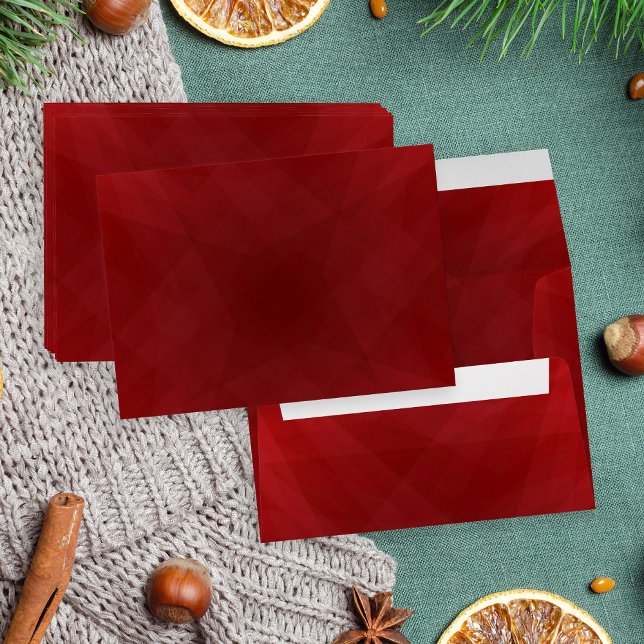 Enveloppe rouge pour les cartes de voeux de Noël (Créateur téléchargé)