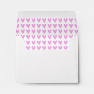 Enveloppe "Rows of Hearts"